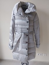 Toller Daunenmantel, Damen, Winter, Gr. 38, Daunen, Silber, sehr guter Zustand