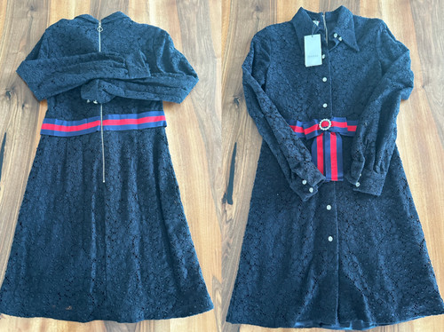 Gucci runway belted midi ball - belted,