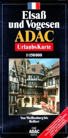Adac karte elsaß - elsaß, und
