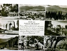 Gruss aus Furth im Wald. Alte Ansichtskarte / Postkarte s/w ungel. 50 / 60ger Ja