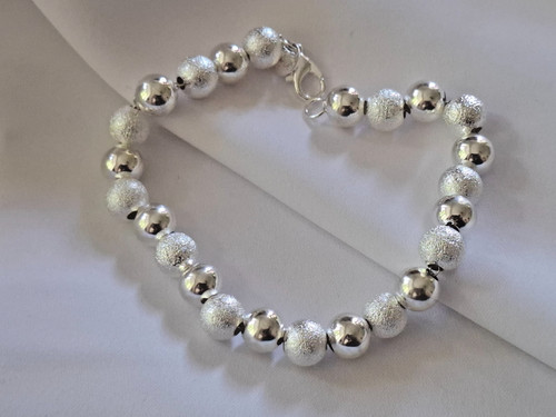 Silber 925 kugel armband - kugel,