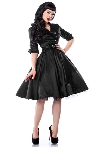 Rockabilly kleid schwarz - rockabilly-kleid,