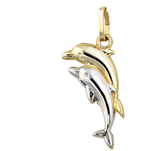 Delfin anhänger bicolour 333 - bicolour,