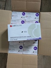 180 STÜCK XL Labsolute® Einweghandschuhe lebensmittelecht Nitril 7696903