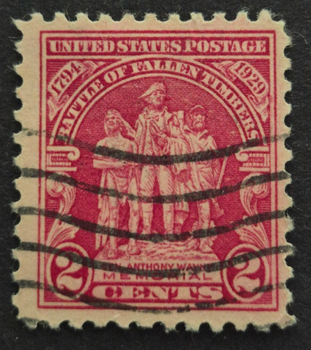 Scott 680 1929 2c battle - us,
