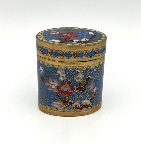 Vintage pillendose cloisonné - vintage,