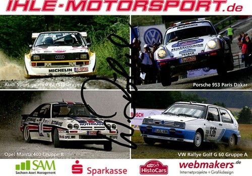Autogramm walter röhrl - walter, +