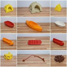 Lego Duplo Zelt Angel Boot Kanu Surfbrett Schlitten Lagerfeuer Fotoapparat