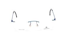 Rodenstock Brille Randlos Herren Blau R2304 in 52-18mm klassisch 