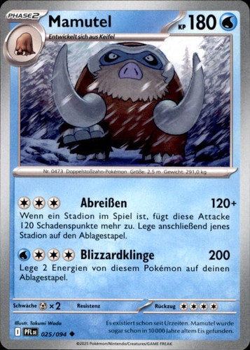 Pokemon mamutel pfl - pokemon,