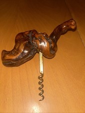 Korkenzieher, Rebholzkorkenzieher, Wurzelholz, Flaschenöffner, 