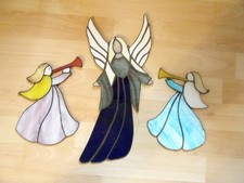 3 Tiffany Glas Fensterbilder