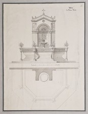 A. von Voit - Entwurf Brunnen