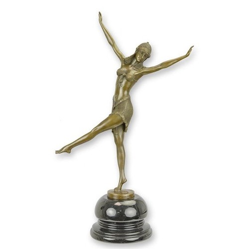 Bronze figur die tänzerin von - bronze,