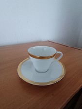 Hutschenreuther Noblesse Kaffeeset, 3-teilig, Goldrand