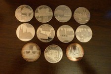 Deutsche historische Städte -Medaillen Konvolut Pro Virtute et Merito (11 Stück)