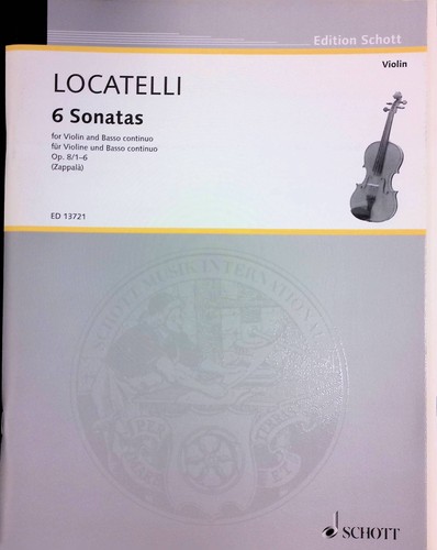 Sonatas 1 6 edition - 8/1-6:,