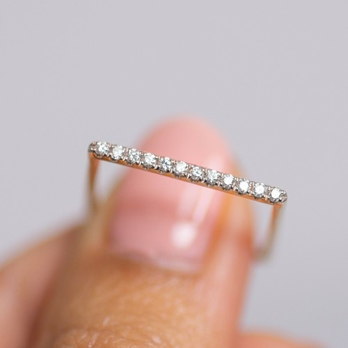 Diamant quadrat ring - diamant,
