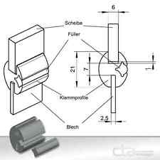 1m Dichtungsprofil Klemmprofil