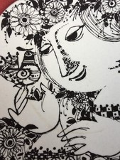 TOP 1 Schale ca.11x11  cm Designer B.Wiinblad 100 Jahre Rosenthal Frau mit Vogel