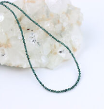 Diamant Kette Edelsteinkette Blau Facettierte Rondell Funkelnde Collier 20 Karat