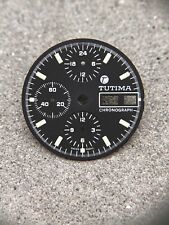 #1510 TUTIMA ZIFFERBLATT DIAL LEMANIA 5100 BUND BUNDESWEHR CHRONOGRAPH MILITARY