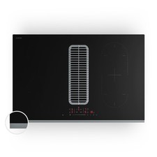 Klarstein Verosteel Induktionskochfeld mit Dunstabzug 4 Platten 7400 W 80 cm