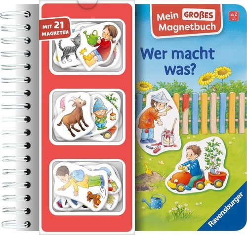 Mein großes magnetbuch wer - mein,