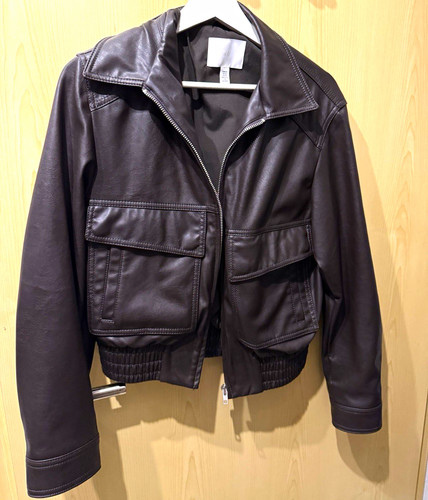 Damen biker lederjacke - h&m,