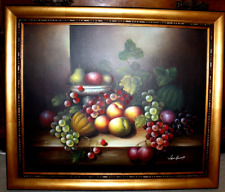 Ölgemälde handgemalt mit Signierung, Leinwand mit Rahmen, fast neu