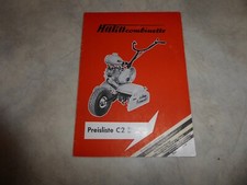 Alte Preisliste zur Hako Combinette 
