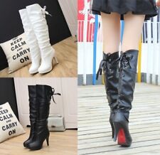 High Heels Boots Neu Overknee