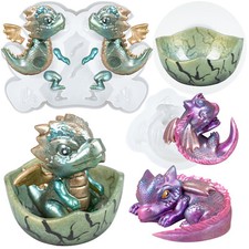Silikonformen Babydrachen im