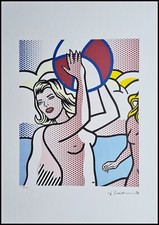 ROY LICHTENSTEIN * Nudes with...* signed lithograph*Kunstdruck*limited # 106/150