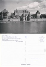 Ansichtskarte Marienburg Malbork Schloss/Ordensburg Marienburg 1963