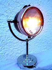 Vintage Motorrad-Scheinwerfer Retro Lampe ISCH / UdSSR Tachometer Tischlampe