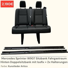 MB Sprinter W907 907 Sitzbank