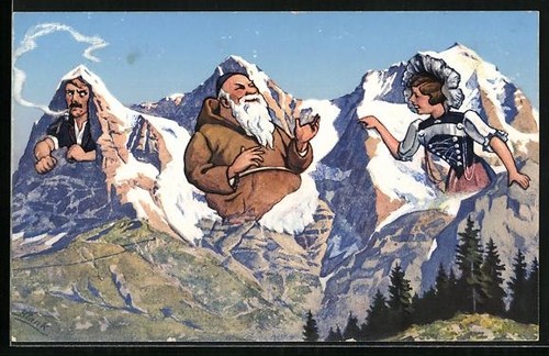 Berggesichter eiger mit - eiger,