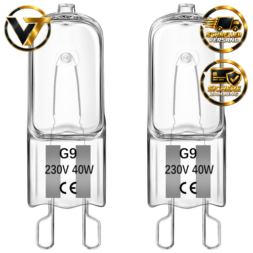Halogen backofenlampe 40w - g9,