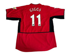 Manchester United Manu Giggs Trikot Jersey Vodafone Nike Size Größe XL 2002/03