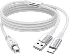 Midi kabel 2in1 usb - 2in1, c