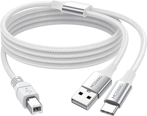 Midi kabel 2in1 usb - usb, b