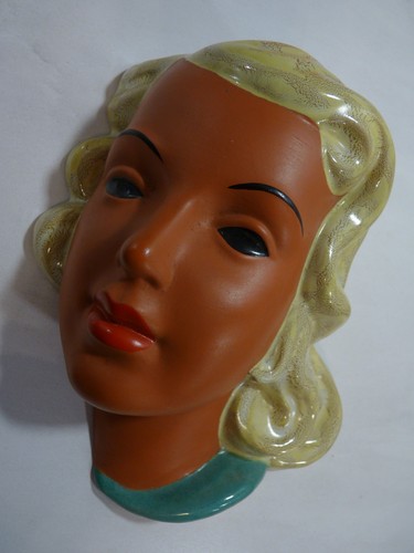 Retro goldscheider wandmaske - goldscheider,