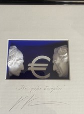 Volker Kühn,  "3 große Europäer", Art in Boxes, 3-D-Objekt, handsigniert