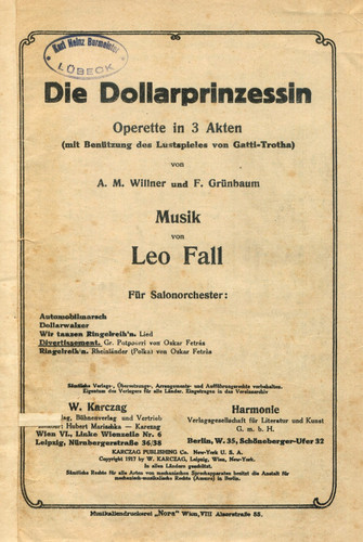 Divertissement aus leo fall - leo, fall's