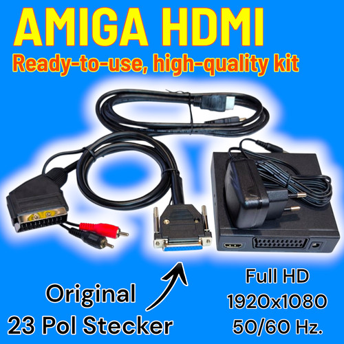 Amiga 500 hdmi - amiga, scart