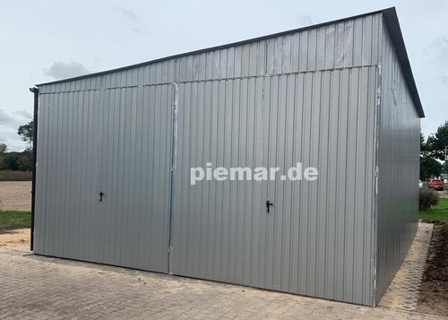Blechgarage 7x7x4m blechhalle - blechgarage,