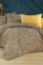 Leopard Bettwäsche -Set  135x200 cm 2 Tlg.Renforce Baumwolle