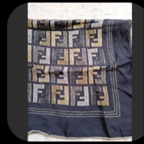 Seidentuch fendi original aus - seidentuch,