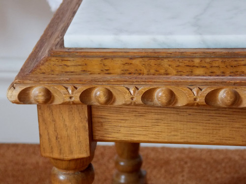 Antik hocker tischchen blumen - antik,